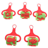 Maxbell 5pcs Christmas Themed Foam Paint Rollers Painting Tools for Kids DIY Craft