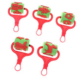 Maxbell 5pcs Christmas Themed Foam Paint Rollers Painting Tools for Kids DIY Craft