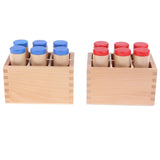Maxbell Montessori Sensorial Material Toy - Sound Cylinder Box Set Wooden Toy