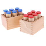 Maxbell Montessori Sensorial Material Toy - Sound Cylinder Box Set Wooden Toy