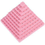 Maxbell Montessori Mathematics Material Toy - Pink Wooden Cubic Tower Blocks Set