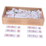 Maxbell Montessori Mathematics Material Wooden Subtraction Box Math Development Toy