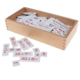 Maxbell Montessori Mathematics Material - Wooden Division Box Math Developmental Toy