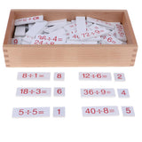 Maxbell Montessori Mathematics Material - Wooden Division Box Math Developmental Toy