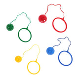 Max Skip Ball Outdoor Exercise Fitness Toy Ankle Ring Swing Ball for Kids red