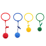 Max Skip Ball Outdoor Exercise Fitness Toy Ankle Ring Swing Ball for Kids red