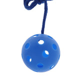 Max Skip Ball Outdoor Exercise Fitness Toy Ankle Ring Swing Ball for Kids blue