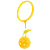 Max Skip Ball Outdoor Exercise Fitness Toy Ankle Ring Swing Ball for Kids yellow