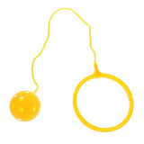 Max Skip Ball Outdoor Exercise Fitness Toy Ankle Ring Swing Ball for Kids yellow