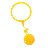 Max Skip Ball Outdoor Exercise Fitness Toy Ankle Ring Swing Ball for Kids yellow