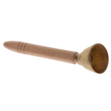 Max Orff Instrument Wooden Hand-held Jingle Bell Kids Baby Sounding Toy