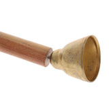 Max Orff Instrument Wooden Hand-held Jingle Bell Kids Baby Sounding Toy