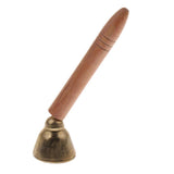 Max Orff Instrument Wooden Hand-held Jingle Bell Kids Baby Sounding Toy