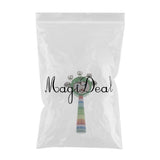 Max Orff Instrument Cute Wood Hand Jingle Bell Rattle Drum Kids Sound Toy Green