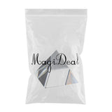 Max 80mm Clear Crystal Glass Pyramid Prism Craft Statue Home Decor Paperweight