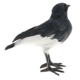 Maxbell Realistic Faux Fur Butcherbird Animal Model Figures DIY Home Decor Black