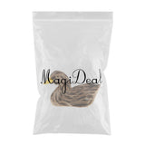 Maxbell Realistic Faux Fur Squatting Duck Animal Model Figures DIY Home Decoration