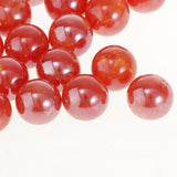 Maxbell 20x 16mm Clear Glass Marbles Kids Game Toy Vase Fish Tank Decor Orange