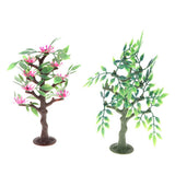 Maxbell 10pcs Mixed Plastic Tree Models Action Figures Nature & Science Learning Toy