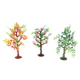 Maxbell 10pcs Mixed Plastic Tree Models Action Figures Nature & Science Learning Toy