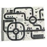 Maxbell 130*100cm Nordic Style Country Traffic Road Play Mat for Car Truck Train Toy