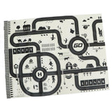 Maxbell 130*100cm Nordic Style Country Traffic Road Play Mat for Car Truck Train Toy