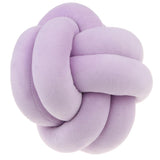 Maxbell Soft Knot Cushion Ball Home Sofa Baby Sleep Throw Pillows Decoration Purple