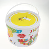 Maxbell 150 Pcs Wooden Dominoes Set for Kids Building Blocks Racing