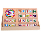 Maxbell Wooden Arithmetic Learning Box Educational Montessori Materials Math Toys