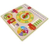 Maxbell Intelligent Early Learning Education Wooden Calendar Toy Clock Chart Kids
