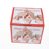 Maxbell Wooden Triangle Weight Blocks Weight Memory Game Kids Early Educational Toy