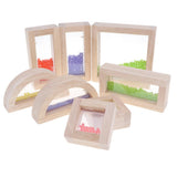 Maxbell Children Montessori Toy Wooden Rainbow Sound Blocks Buliding Stacking Toy