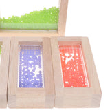 Maxbell Children Montessori Toy Wooden Rainbow Sound Blocks Buliding Stacking Toy