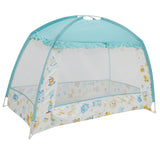 Maxbell Baby Crib Tent for Bed Mosquito Net Canopy Safety Playpen Blue 75 x 150 cm