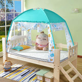 Maxbell Baby Crib Tent for Bed Mosquito Net Canopy Safety Playpen Blue 75 x 150 cm