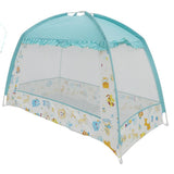 Maxbell Baby Crib Tent for Bed Mosquito Net Canopy Safety Playpen Blue 75 x 150 cm