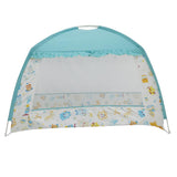 Maxbell Baby Crib Tent for Bed Mosquito Net Canopy Safety Playpen Blue 75 x 150 cm