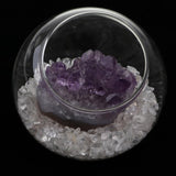 Maxbell Amethyst Cluster Bonsai Meditation Reiki Crystal Relaxation Home Decor