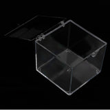 Maxbell 6.5x6.5x7cm Transparent Dustproof Display Case for Rock & Mineral Collection
