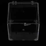 Maxbell 6.5x6.5x7cm Transparent Dustproof Display Case for Rock & Mineral Collection