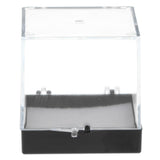 Maxbell 6.5x6.5x7cm Transparent Dustproof Display Case for Rock & Mineral Collection