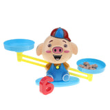 Maxbell Math Game Toys - Pig Numbers Balance Game Educational Toy Learning Math