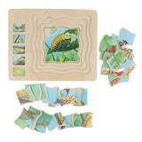 Maxbell Wooden Butterfly Block Puzzle Board Montessori Educational Matching Toy