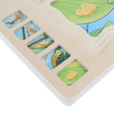 Maxbell Wooden Butterfly Block Puzzle Board Montessori Educational Matching Toy