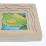 Maxbell Wooden Butterfly Block Puzzle Board Montessori Educational Matching Toy