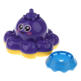 Maxbell Kids Spray Water Octopus Floating Bathtub Pool Bathroom Toy Xmas Gift - Purple