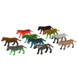 Maxbell 10 Pieces Realistic Plastic Zoo Animals Kids Toy Party Bag Favors Dog