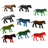 Maxbell 10 Pieces Realistic Plastic Zoo Animals Kids Toy Party Bag Favors Dog