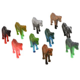 Maxbell 10 Pieces Realistic Plastic Zoo Animals Kids Toy Party Bag Favors Dog