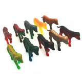 Maxbell 10 Pieces Realistic Plastic Zoo Animals Kids Toy Party Bag Favors Dog